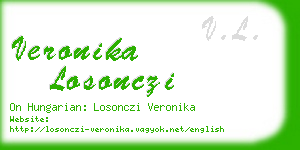 veronika losonczi business card